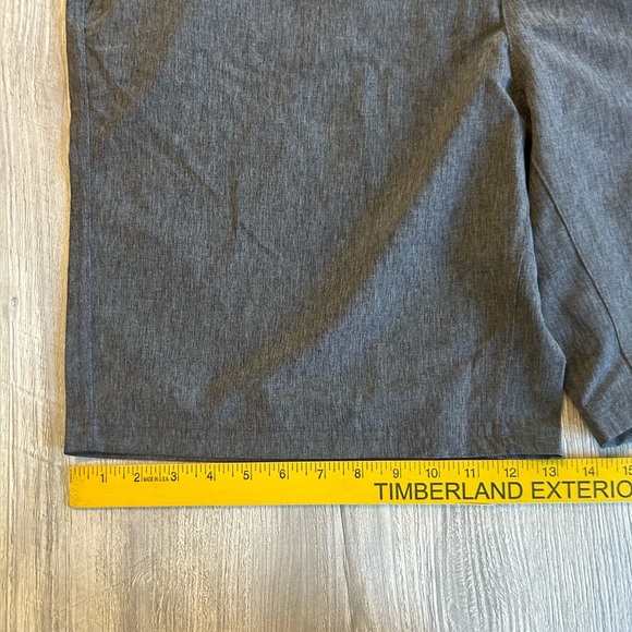 NWT ZeroXposur Sz 40 Slate Gray Stretch Travel Shorts - Flat Front - Zip Pocket - Picture 15 of 15